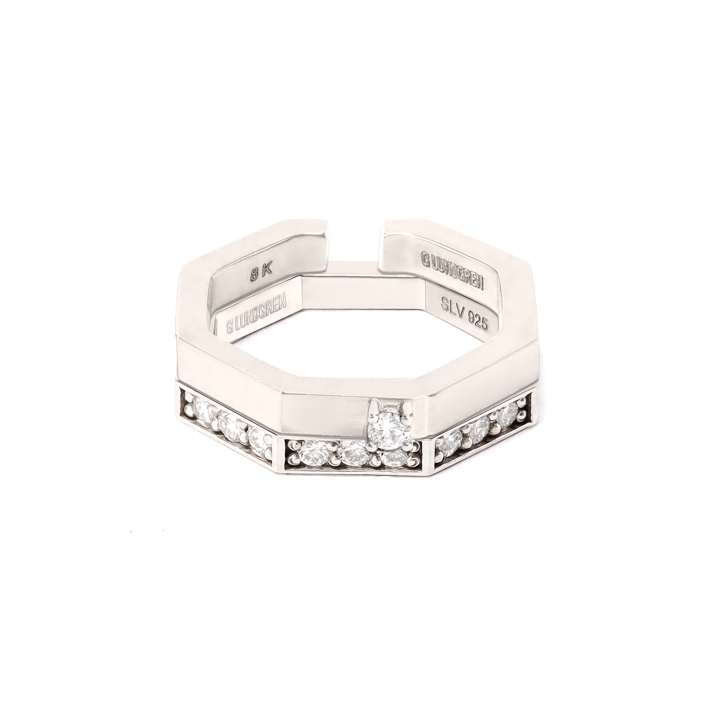 ÉLAN PETIT CLASSIC STACK SILVER
