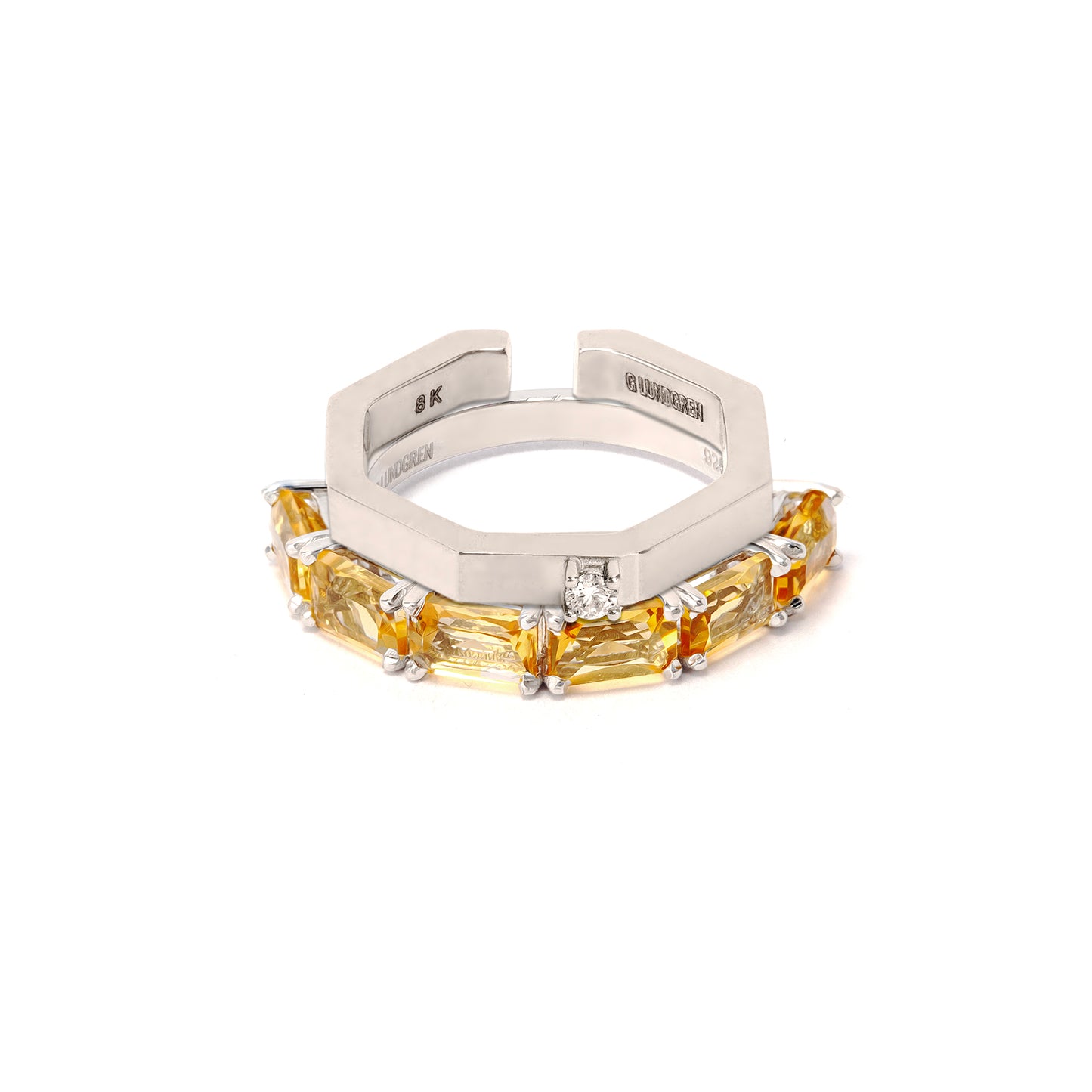 ÉLAN DIT MOI STACK SILVER