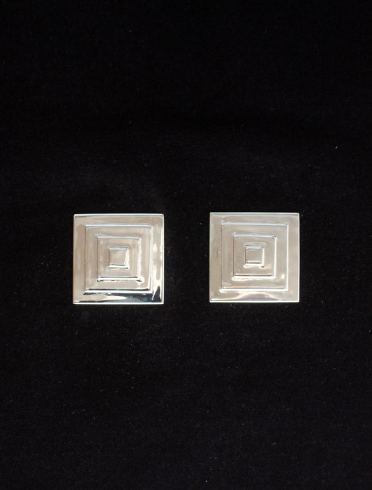 ART DECO EARRINGS SILVER
