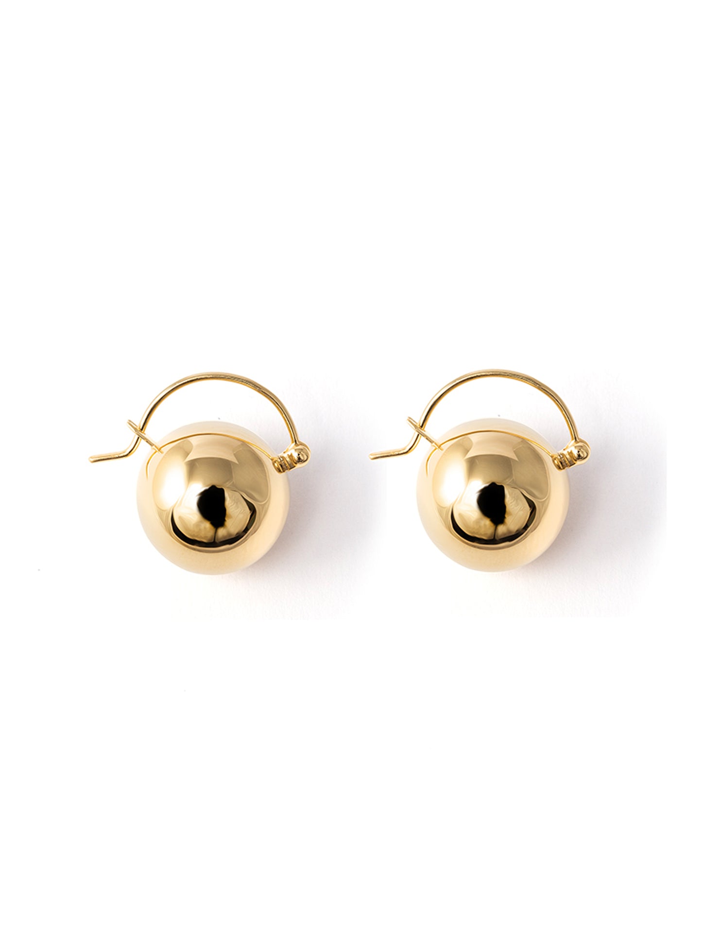 BALL EARRINGS GOLD