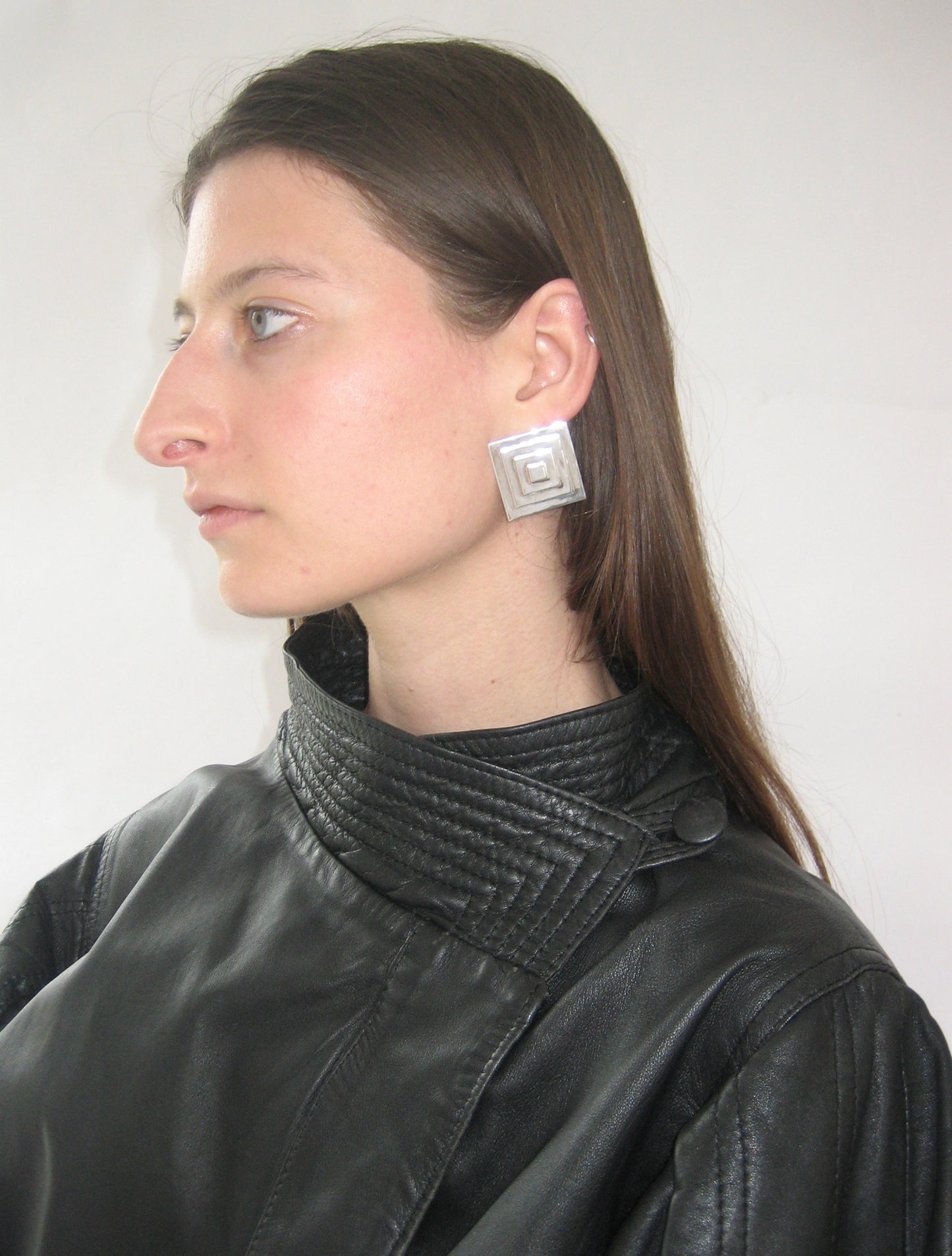 ART DECO EARRINGS SILVER