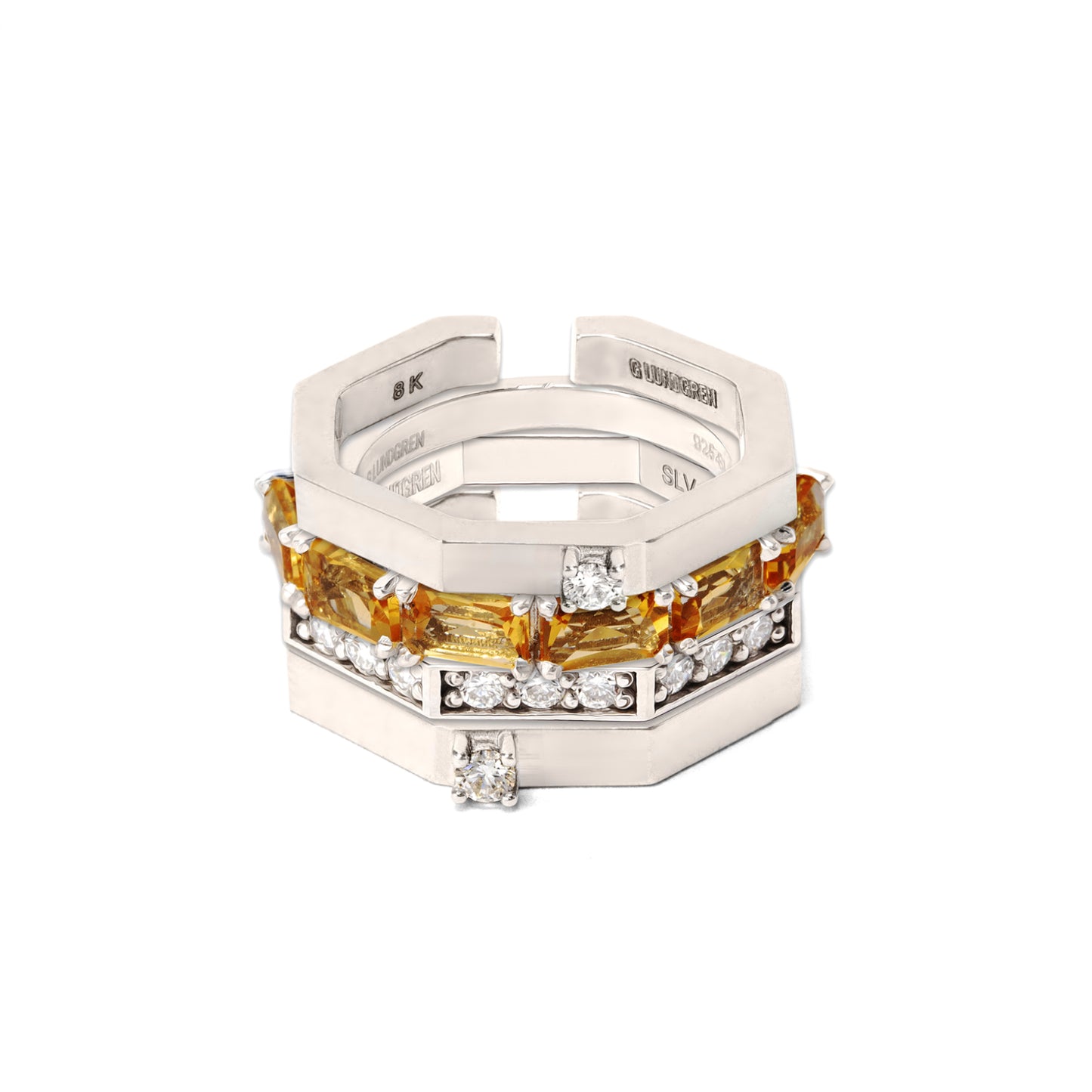 ÉLAN LE GRAND STACK SILVER