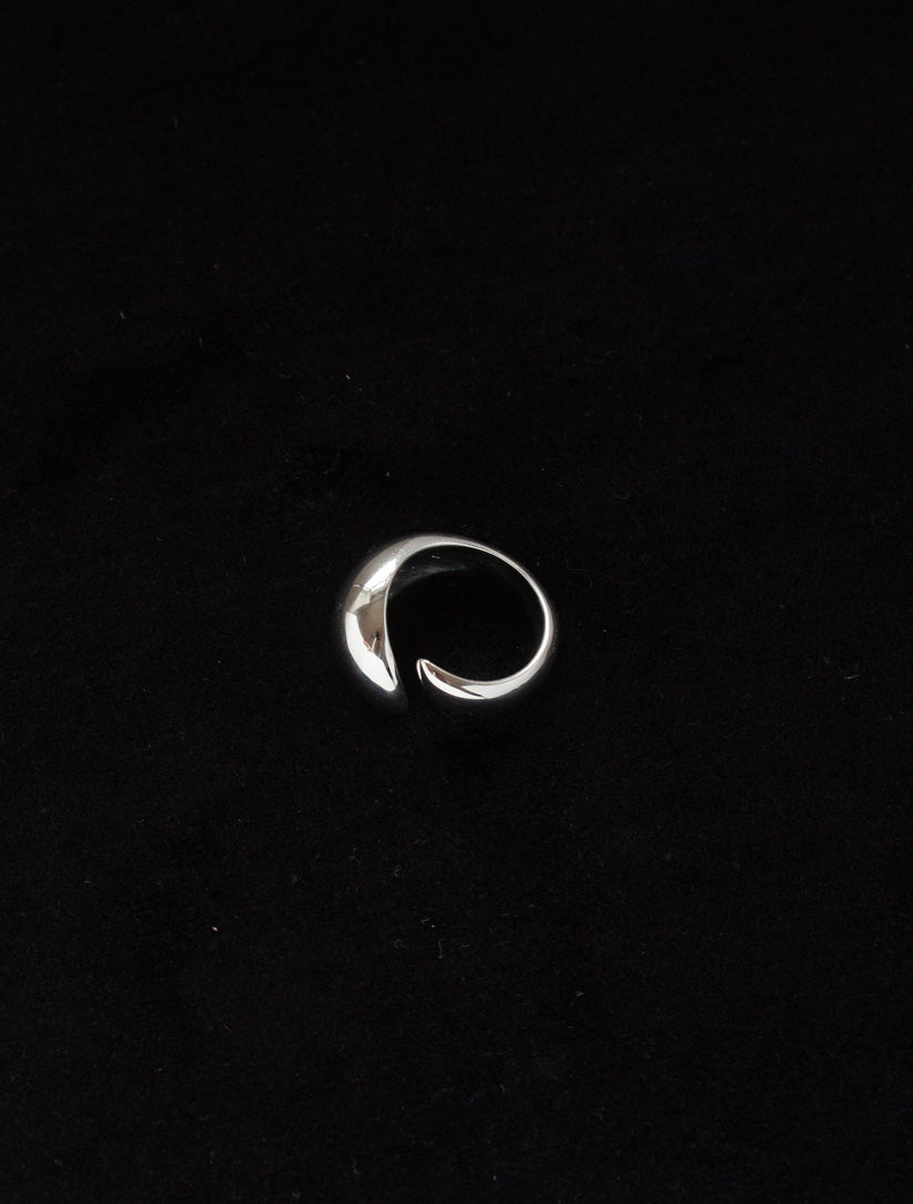 CHUNKY PINKY RING SILVER