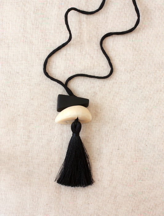 SILK AND EBONY PENDANT
