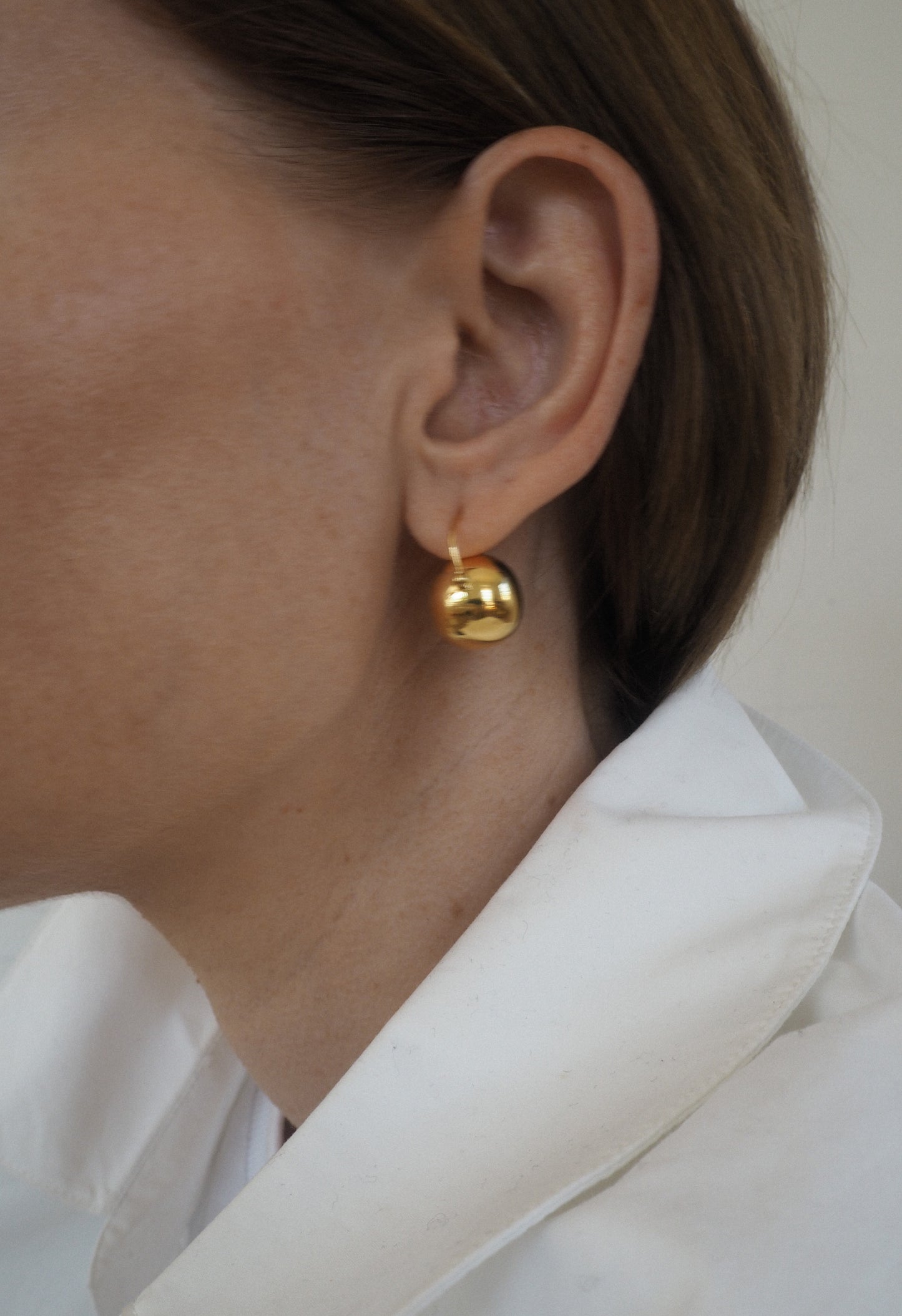 BALL EARRINGS GOLD