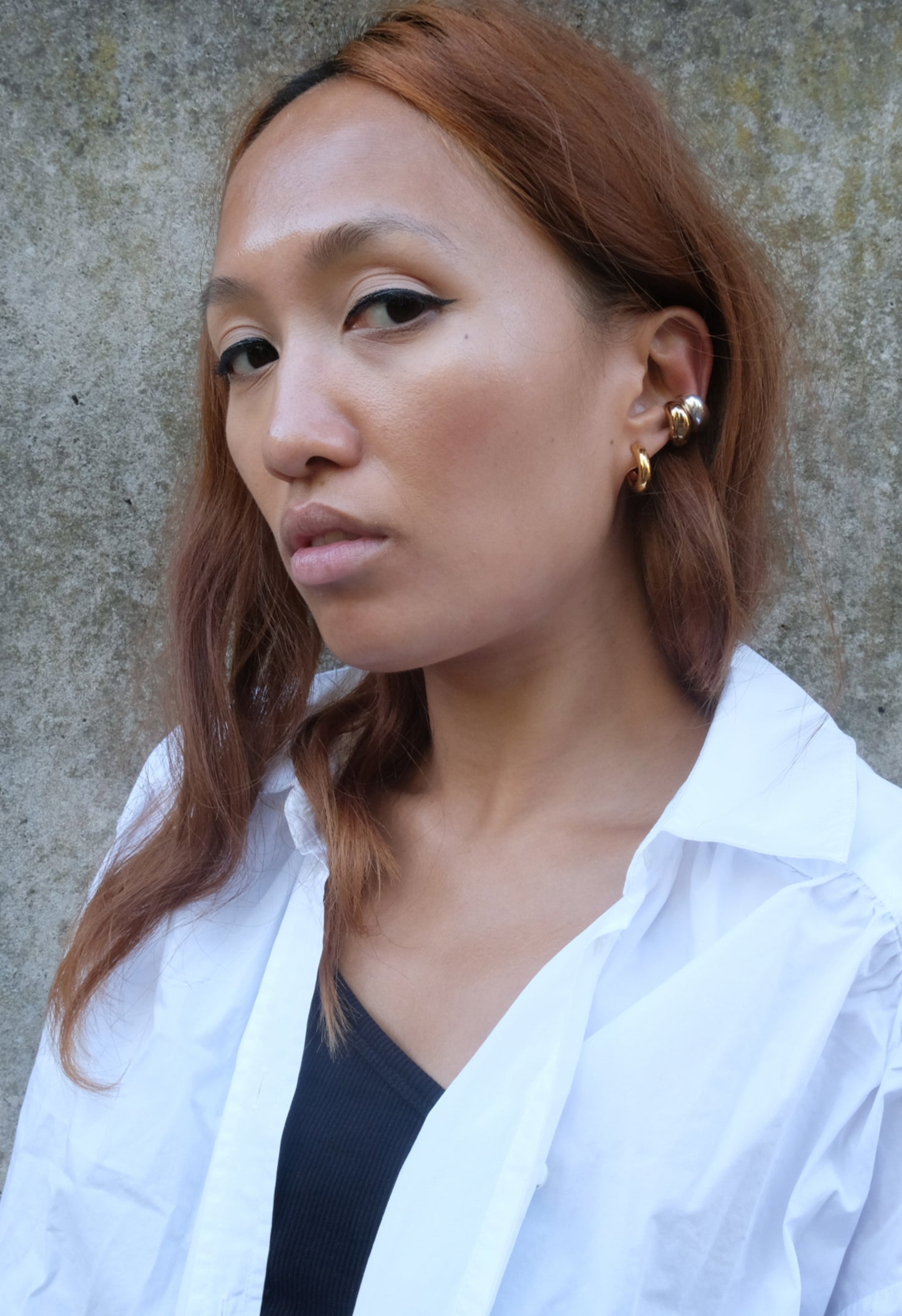CHUNKY EAR CUFF GOLD