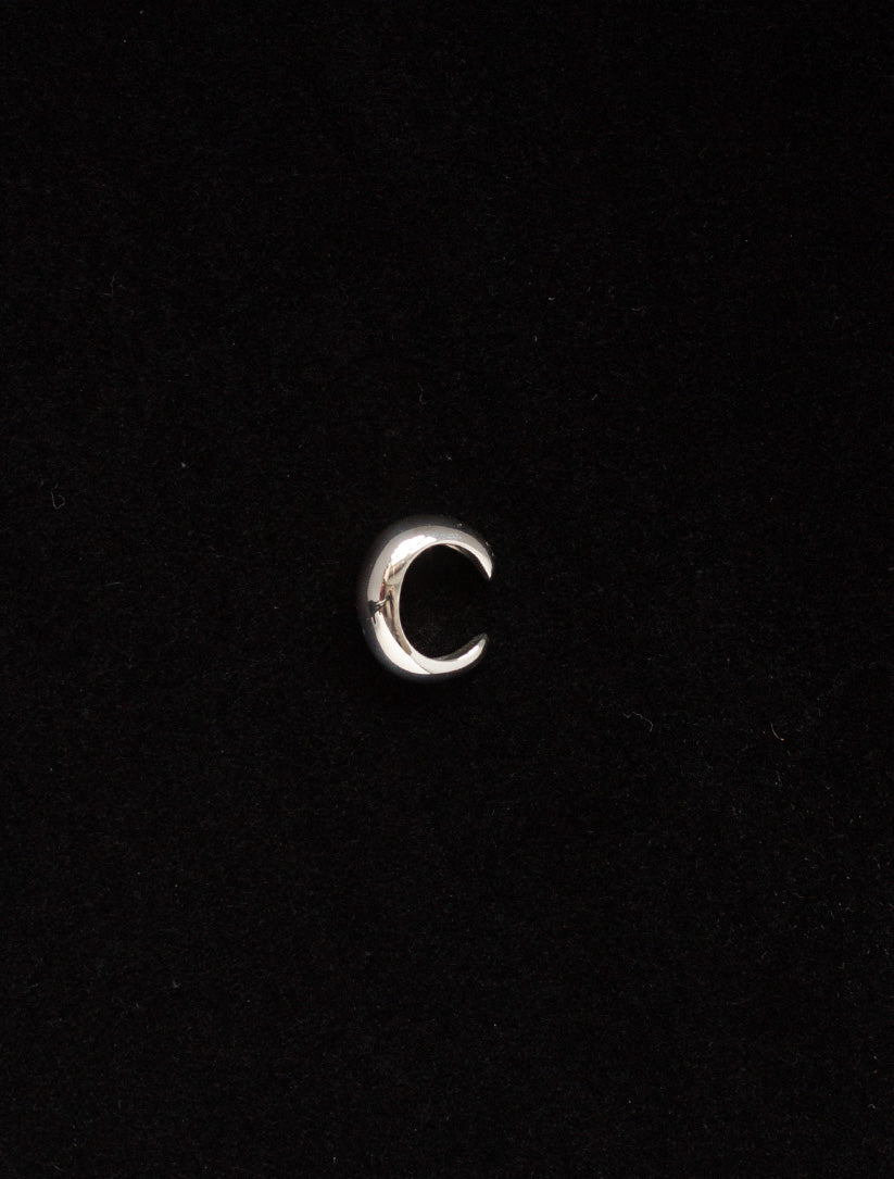 CHUNKY EAR CUFF SILVER