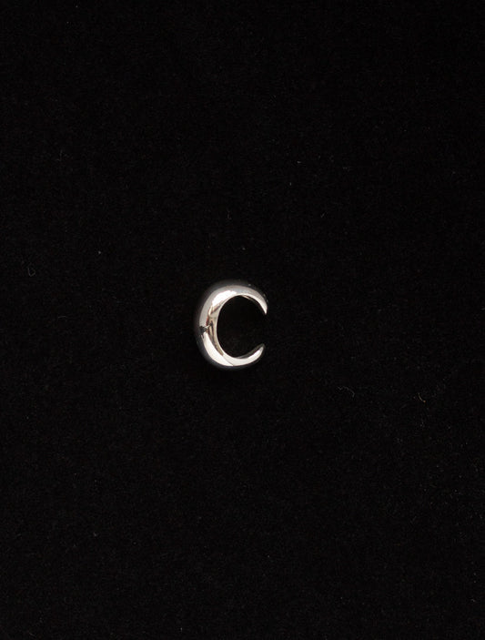 CHUNKY EAR CUFF SILVER